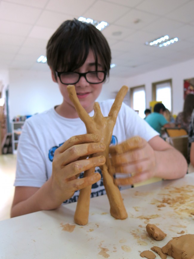 Our Grade 7 Sculptors