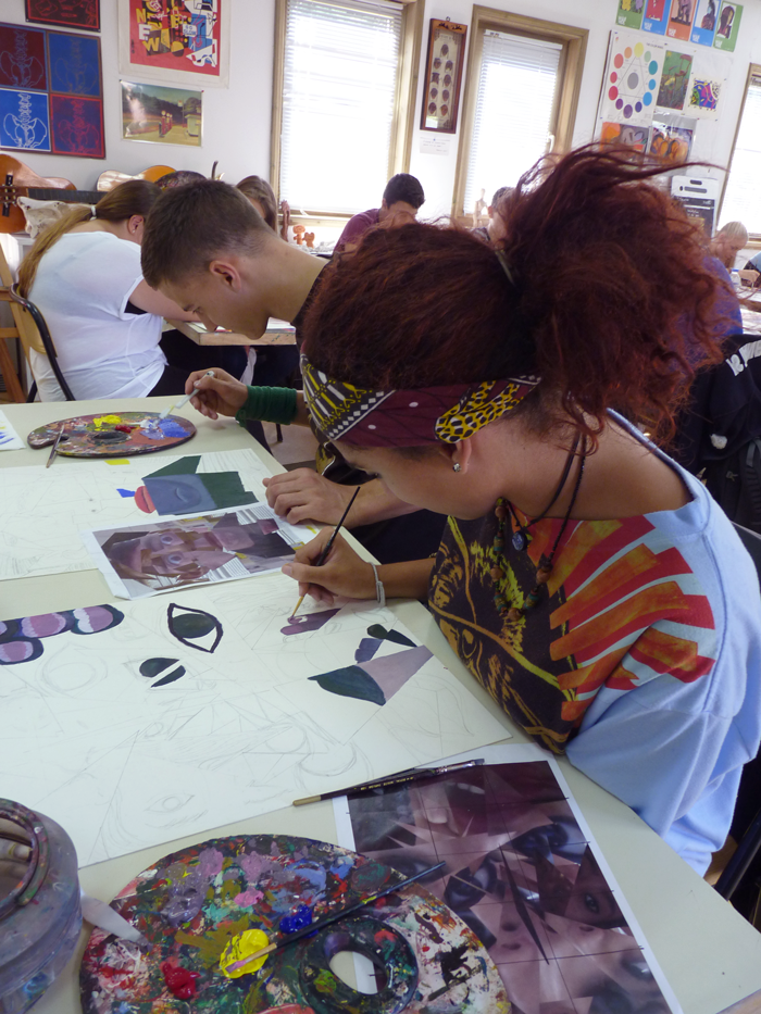 Grade 10 Cubifies Their Faces