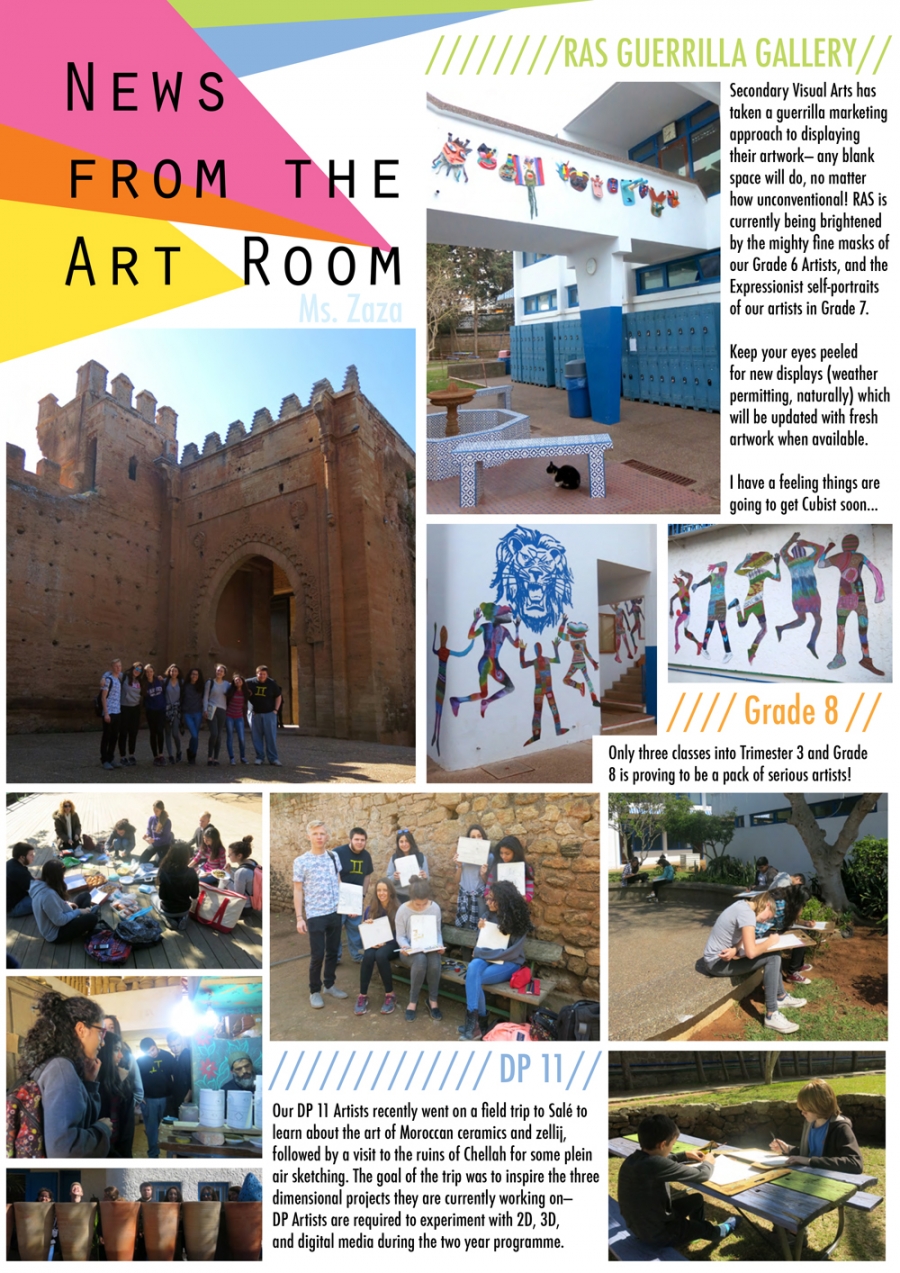 Chellah, Salé, and our Guerilla Gallery