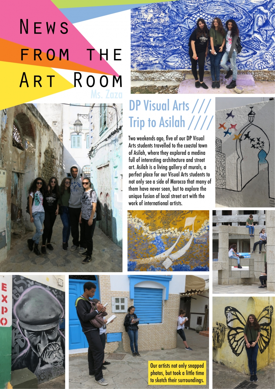 Our DP Visual Arts Students go to Asilah